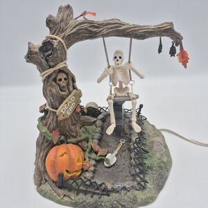 Department 56 Halloween Swinging Skeleton